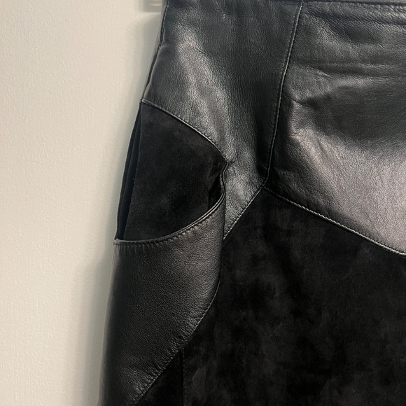 Dominic Bellissimo Leather skirt size 8 - Picture 2 of 12
